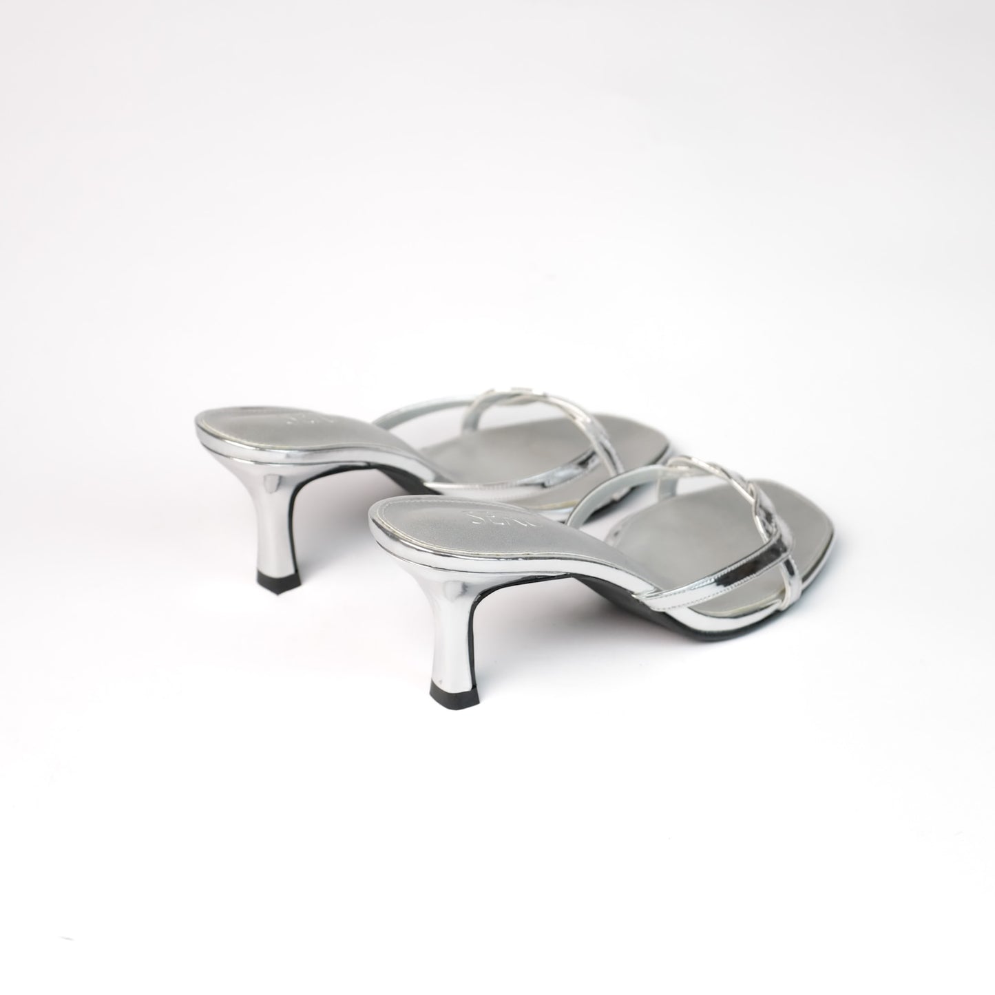 Salma Heels in Silver