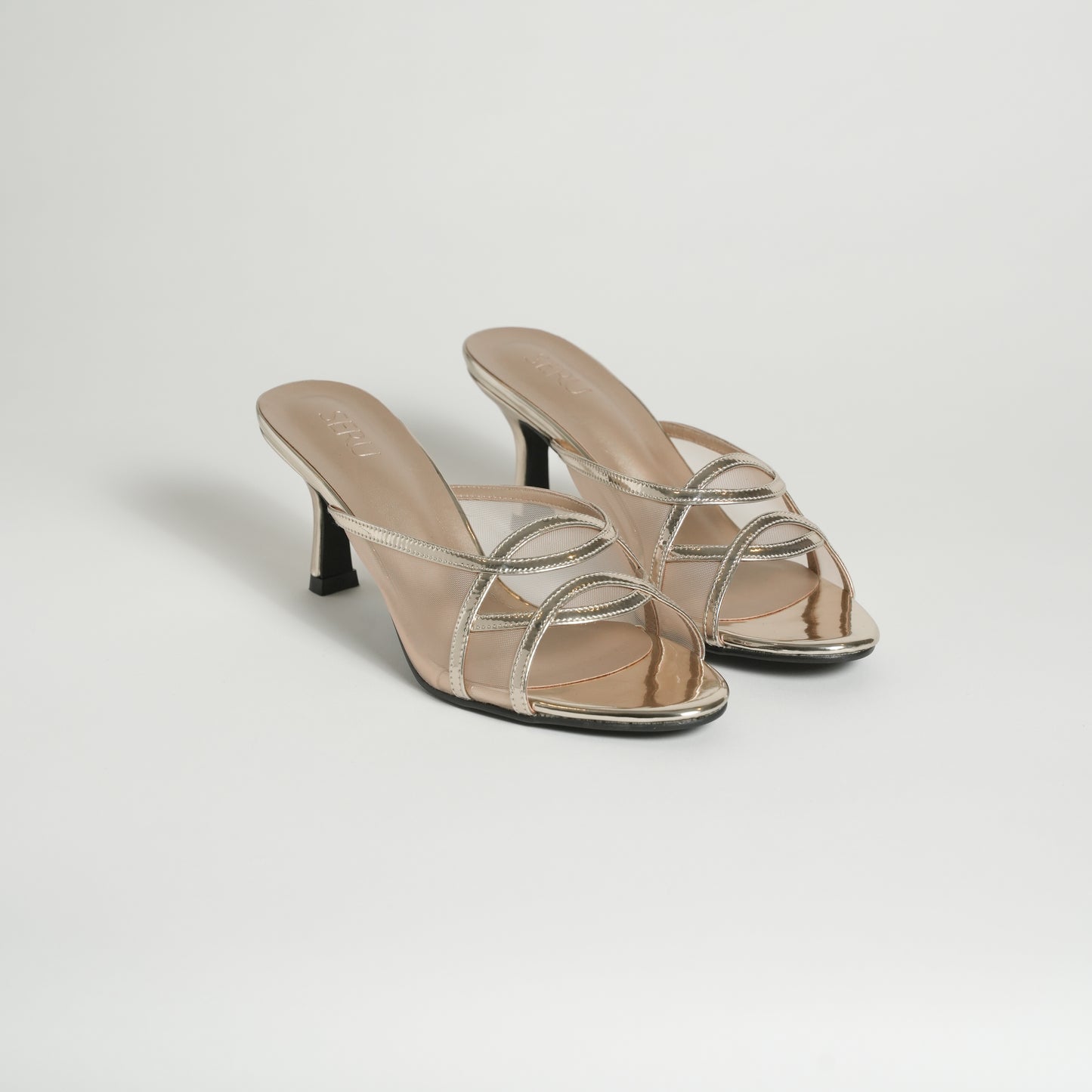 [NEW] Nara Heels Gold Mesh