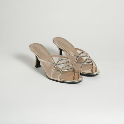 [NEW] Nara Heels Gold Mesh