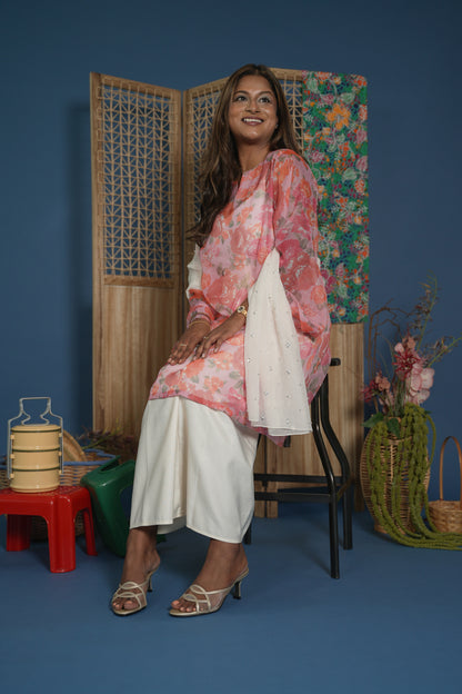 Nara Heels Gold Mesh