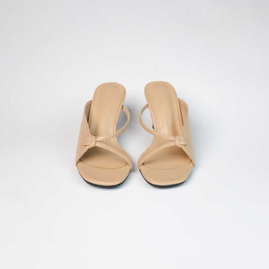 Knot Heels in Nude
