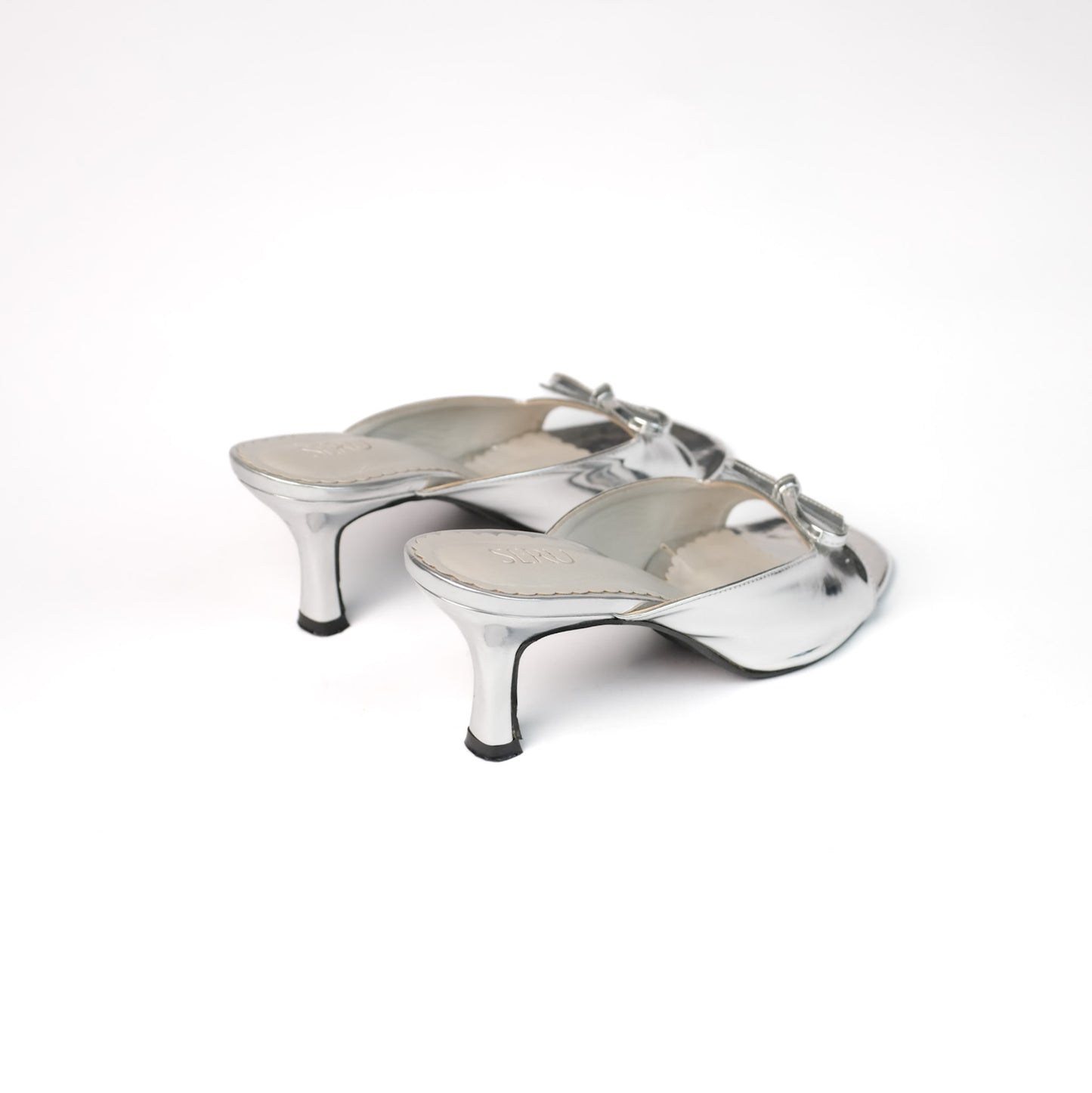 Boe Heels in Silver