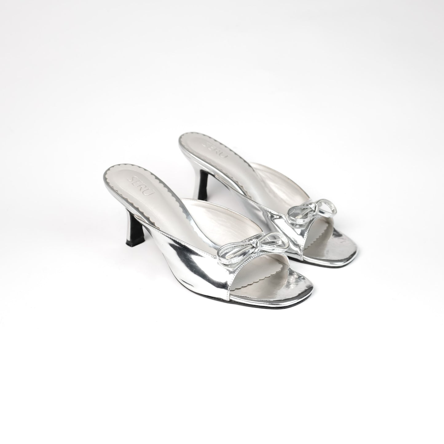 Boe Heels in Silver